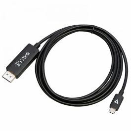 Adaptador USB C a DisplayPort V7 V7USBCDP14-2M (2 m) 8K Ultra HD