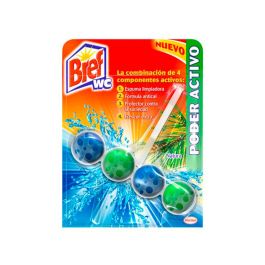 Desinfectante Y Ambientador De Inodoro Bref Wc Poder Activo Hawaii 50 gr Blister De 2 Unidades