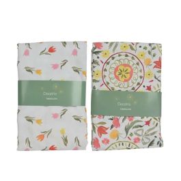 Decoris Mantel Poliéster y Algodón Diseño Tulipanes Variados 140 x 250 cm Precio: 20.69000054. SKU: B1JQW6SSDD