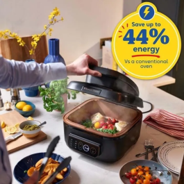 Russell Hobbs 26520-56 SatisFry Air & Grill Freidora de Aire y Robot de Cocina, Olla 5.5L, 7 Programas