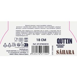 Sartén de aluminio forjado 18 cm M/Soft Full Saha - Quttin (6 Unidades) Sartén de aluminio forjado 18 cm M/Soft Full Saha - Quttin (6 Unidades)