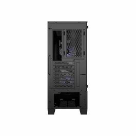 MSI MAG Forge 100M Midi Tower Negro Transparente con Iluminación Púrpura y Panel de Vidrio Templado para PC Gaming