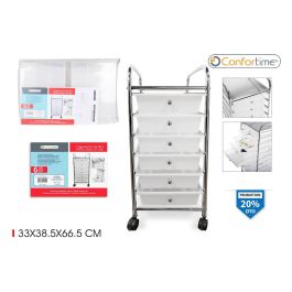 Cajonera de Metal con 6 Cajones - 66.5 cm - Confortime (2 Unidades) Precio: 66.95000059. SKU: B16762D83H