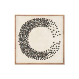 DKD Home Decor Cuadro Oriental Madera Reciclada Negro y Blanco 82.5 x 82.5 cm Decoración de Pared Hogar Precio: 109.98999946. SKU: B1GE7LMYNT