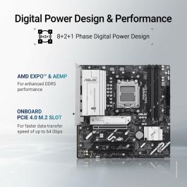 ASUS PRIME B840M-A WiFi Placa Base AMD B840 Zócalo AM5 DDR5 Micro ATX Wi-Fi 6E