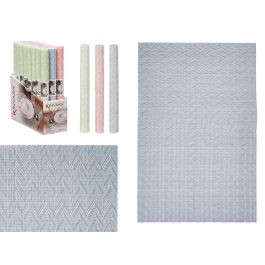 Salvamantel Kinvara 30x45 cm Zig Zag, colores surtidos - Azul, Rosa, Verde (48 Unidades)