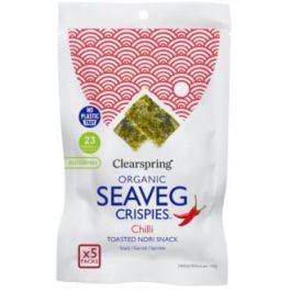 CLEARSPRING Alga Nori Tostada con Chili Snack 5 Unidades x 4g Multipack Vegano Sin Gluten Precio: 8.5900001. SKU: B1AFFGQYP7