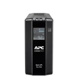 APC BR900MI Sistema de Alimentación Ininterrumpida (UPS) Línea Interactiva 0,9 kVA 540 W con 6 Salidas AC Negro