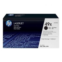 HP Q5949XD Tóner Negro Doble Pack 49X, 12.000 Páginas (2x 6.000) para LaserJet 1160, 1320, 3390, 3392 All-in-One Precio: 246.49999968. SKU: B1DNH45Y2K