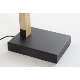 DKD Home Decor Lámpara Sobremesa Vintage Negro Natural 14 x 50 x 30 cm (4 Unidades)