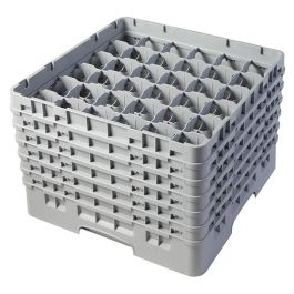 CAMBRO - 36S1114-151 - Cesta de lavado 36 comp. 6 alturas - 7,2 cm Ø máx. - alt. máx. 29,9 cm - 50 x 50 x 34,9 cm - Gris claro Precio: 120.89000011. SKU: B19RKE8XEW