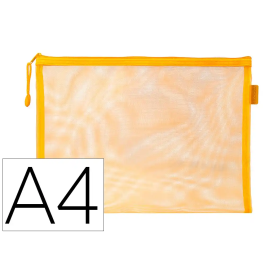 Liderpapel Bolsa zipper bag de Poliéster Transpirable Multiusos Din A4, Amarillo Precio: 4.8884. SKU: B18NRD5T2Q