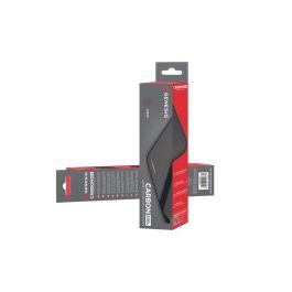 GENESIS Alfombrilla Gaming Carbon 500 M Logo Negro, Tela y Caucho, Resistente al Agua, Precisión y Suave Deslizamiento, 300x250x2.5mm