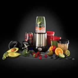 Russell Hobbs 23180-56 Extractor de Nutrientes NutriBoost 700W Acero Cepillado, 2 Cuchillas y Jarras 700/350ml Russell Hobbs 23180-56 Extractor de Nutrientes NutriBoost 700W Acero Cepillado, 2 Cuchillas y Jarras 700/350ml