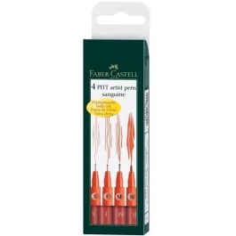 Faber Castell Rotuladores Pitt Artist Pen Puntas S-F-M-B Sanguina Estuche 4 Ud Precio: 8.49999953. SKU: B19TBACTMZ