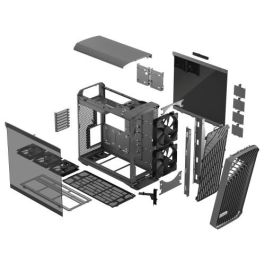 Fractal Design Torrent Gris - Carcasa PC ATX/E-ATX con Ventiladores 180mm, Vidrio Templado, FD-C-TOR1A-02
