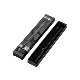 Liderpapel Eternal Pencil Lápiz de Grafito Infinito Aluminio Hexagonal Negro Ultra Resistente con 1 Punta de Recambio