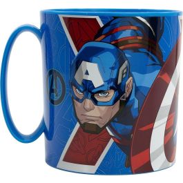 Marvel CZ11391 Taza para Microondas de Plástico Reciclable Vengadores 350 ml, Libre de BPA, Ideal para Niños y Desayuno Marvel CZ11391 Taza para Microondas de Plástico Reciclable Vengadores 350 ml, Libre de BPA, Ideal para Niños y Desayuno