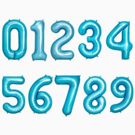 OH YEAH Globo Nº1 100 cm Azul Pastel Poliamida para Celebraciones Precio: 0.95000004. SKU: B1BXPAH3EK