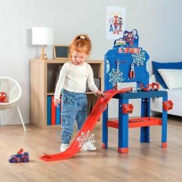Smoby SMO3032163607427 - Banco de trabajo Spidey para niños, a partir de 3 años