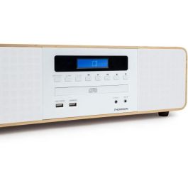 Thomson MIC201IBT Micro HiFi System - Bluetooth - Radio - CD - MP3 - USB - Blanco + Inducción