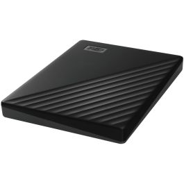 Western Digital My Passport 2TB USB 3.0 Disco Duro Externo Portátil Negro – Conexión Rápida Plug & Play y Cifrado AES 256-bit