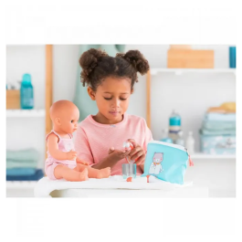 Corolle Bolsa de Aseo con 5 Accesorios para Muñecos de 36 y 42 cm (A partir de 2 años)