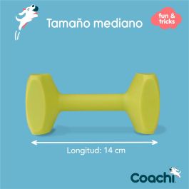 Coachi Mancuerna de Adiestramiento Mediana Lima Flotante y Resistente, Juguete Clásico para Recuperación de Objetos y Entrenamiento de Perros y Cachorros