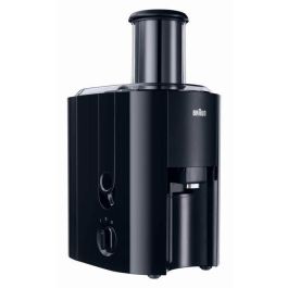 Braun J300 MultiQuick 3 Centrífuga 800W, Prensado Rápido 15s, 2 Velocidades, Chimenea 75mm, Depósito de Pulpa 2L - Negro