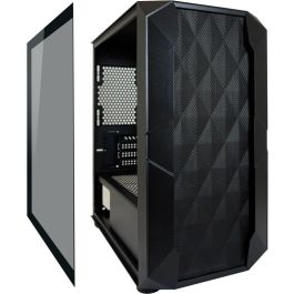 LC-Power 712MB Gaming Micro Torre PC Negra, Micro ATX/Mini-ITX, Ventana Lateral, Plástico y Vidrio Templado