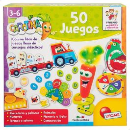 Juego Educativo Lisciani Carotina Baby 50 Juegos Electrónico 4,5 x 14,5 x 3,5 cm (6 Unidades)