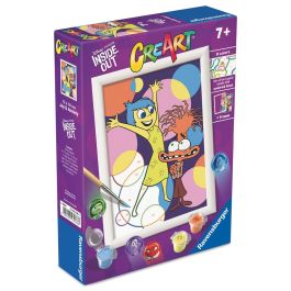 Ravensburger Kit de Pintura CreArt Del Reves Disney Pixar 13x18cm para Niños a partir de 7 Años con Numeros Guia Resultado Garantizado