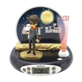 LEXIBOOK Reloj Despertador Proyector 3D Harry Potter con Luz Nocturna y Sonidos para Niños