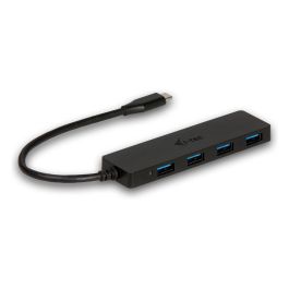 i-tec ADVANCE Series HUB - Concentrador USB-C Delgado con 4 Puertos USB 3.0 para Portátil, MacBook, Tableta y Dispositivos con conector USB-C o Thunderbolt 3