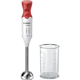 Batidora de mano BOSCH - 450 Watt - Batidora de mano de acero inoxidable - 4 cuchillas afiladas - 2 velocidades - Recipiente graduado 600 ml - blanco / rojo Precio: 44.5000006. SKU: S7153580