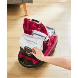 Rowenta RO7473 Silence Force Allergy+ Aspiradora con bolsa, 400W, Filtro Higiénico, Bajo Ruido 65dB, Rojo