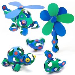 Juego de construcción magnético - GIPSY TOYS - Crew Pack CLIXO - 30 piezas - Flexible - Resistente Juego de construcción magnético - GIPSY TOYS - Crew Pack CLIXO - 30 piezas - Flexible - Resistente