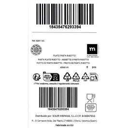 La Mediterranea Plato Pasta Ø29 cm "Blur" (6 Unidades)