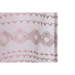 Cortina Boho DKD Home Decor Rosa Palo 260 x 140 cm (2 Unidades)