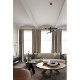 SOL-SL.0306 Aplique de Pared Duomo Moderno Elegante Industrial. Diseño con Bombillas Vistas para Salón, Dormitorio o Comedor