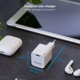TOOQ CARGADOR DE PARED USB-C PD 20W