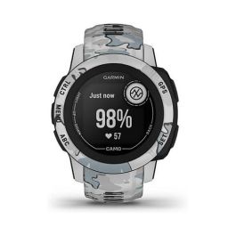 Garmin Instinct 2S Camo Edition Reloj inteligente GPS con monitor de frecuencia cardíaca y seguimiento de actividad, resistente al agua 10 ATM, 50 días de batería