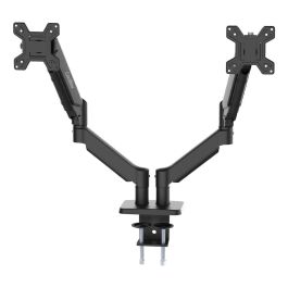 Coolbox Soporte para 2 Monitores Hasta 32 Pulgadas, Acero y Plástico, Negro Mate, Compatibilidad VESA 75x75 y 100x100, Sistema Neumático Precio: 32.49999984. SKU: B1HV8DS8H3