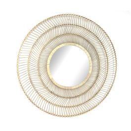 DKD Home Decor Espejo Tropical Bambú Cristal Natural 2.5 x 110 x 110 cm Precio: 176.50000049. SKU: B1G9CRV2Q5