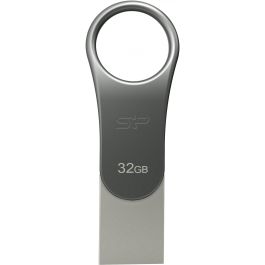 STICK Silicon Power USB-Stick 32GB USB3.0 C80 Silver Type C-Ready