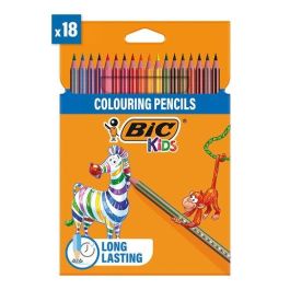 Bic Lápices de colores Evolution Stripes sin madera, punta ultrarresistente, caja de 18 colores surtidos Precio: 4.49999968. SKU: B19LLNM3C6