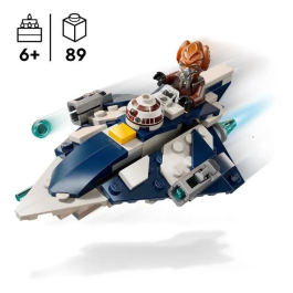 Lego Star Wars 75400 The Clone Wars Jedi Fighter Microfighter de Plo Koon - Juego para niños de 6 años
