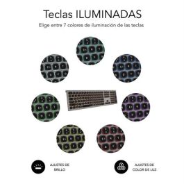 SUBBLIM Teclado Bluetooth/2.4G Master iluminado Ext G/N