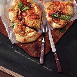 Tramontina Cuchillos de Asado Polywood Castaño Acero Inoxidable Mango de Madera 60 Unidades 12.7 cm