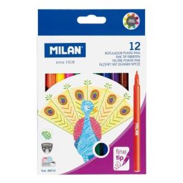 Rotulador Fibra Milan Punta Fina Estuche De 12 Precio: 1.98999988. SKU: B1GRDENRZT